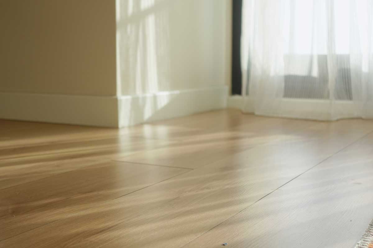 Light And Shadow On Wood Flooring
